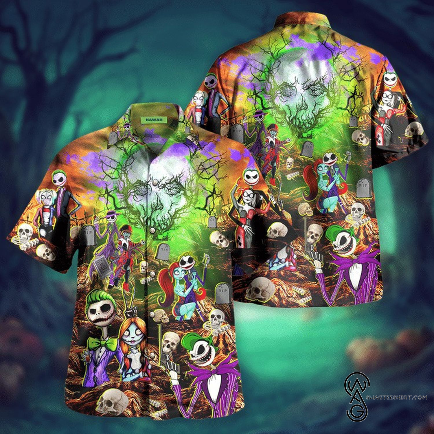 [Top Trending] Join Us To Make Halloween Great Again Horror Characters Movie Full Printing Hawaiian Shirt